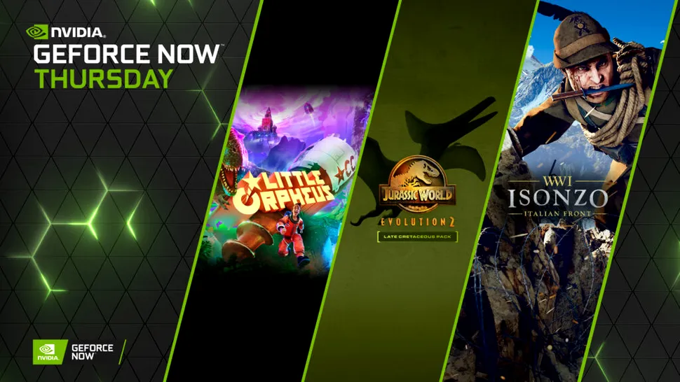 Șapte jocuri noi, disponibile pe GeForce Now