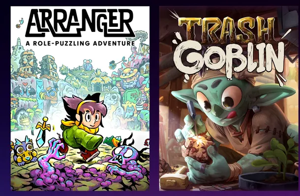 Arranger: A Role-Puzzling Adventure și Trash Goblin, jocuri gratuite oferite de Epic Games Store