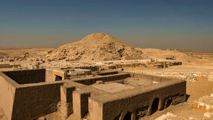 Statuia unui Messi antic, descoperită la Saqqara. „Singurul exemplu cunoscut din Vechiul Regat”