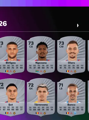 EA SPORTS dezvăluie cei mai buni fotbaliști din SuperLiga României. Toți vor fi incluși în EA SPORTS FC 26