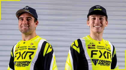 Triumph confirmă debutul în clasa 450SX în 2026, cu Jordon Smith și Austin Forkner la start