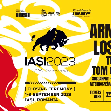 Tot ce trebuie să știți despre festivalul Digital Throne și Campionatul Mondial de eSports de la Iași: artiști invitați, programul pe zile, bilete și acces