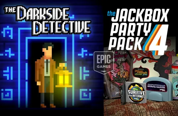 The Darkside Detective și Jackbox Party Pack 4, jocuri gratuite oferite de Epic Games Store