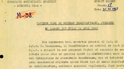 Gafele și incompetența Securității din perioada comunistă, dezvăluite într-un document secret din 1968