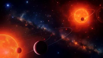 Trei planete de dimensiunea Pământului, descoperite într-un sistem stelar binar bizar