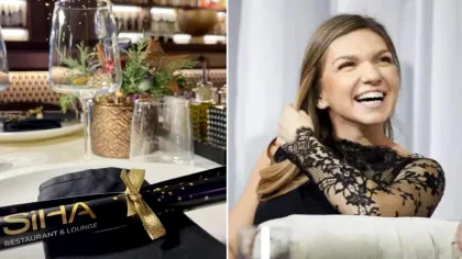 Cum au arătat mesele la Revelionul de lux organizat de Simona Halep în hotelul ei din Poiana Brașov: cina festivă, inclusă în pachetele de mii de euro. FOTO