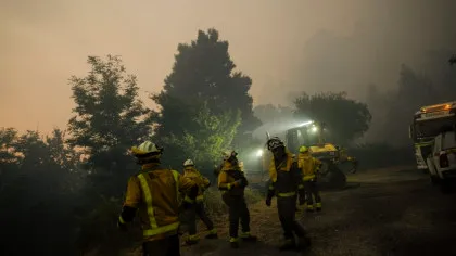 Spania și Portugalia, cuprinse de incendii de vegetație