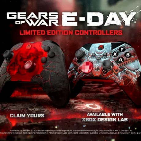 Xbox pregătește ediții limitate de controllere Gears of War: E-Day