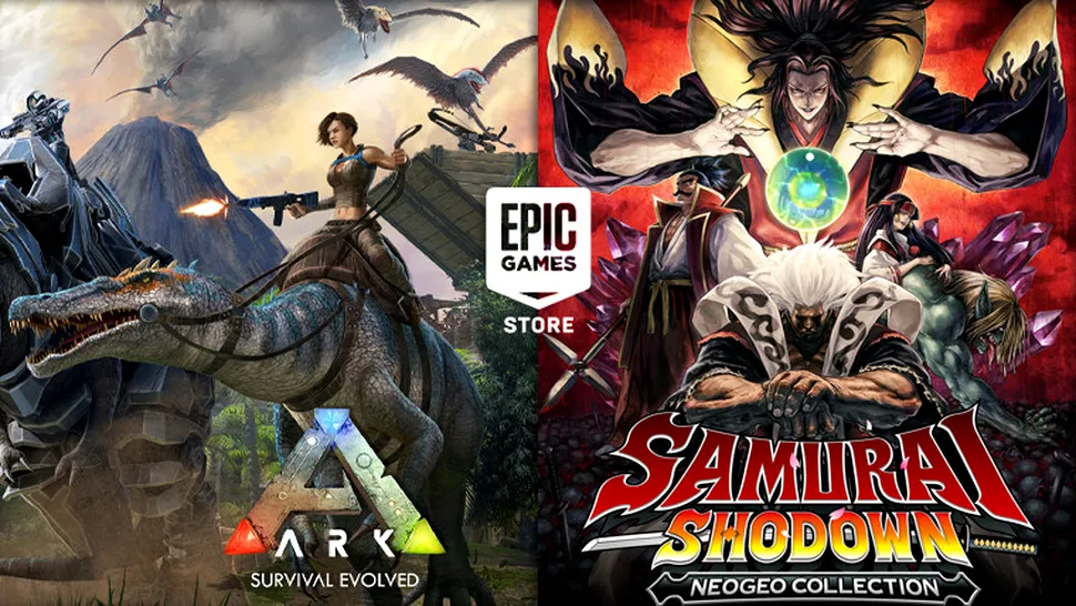 ARK: Survival Evolved și Samurai Shodown Neo Geo Collection, jocuri gratuite oferite de Epic Games Store