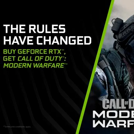 Call of Duty: Modern Warfare, inclus în cel mai nou bundle oferit de NVIDIA