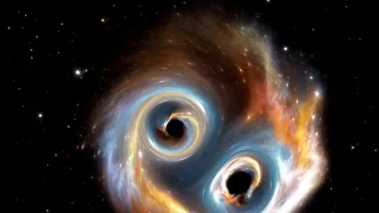 Fuziunea „imposibilă” dintre două găuri negre masive, în sfârșit explicată