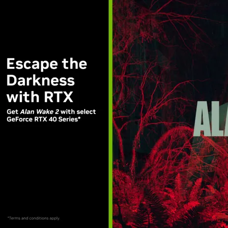 NVIDIA lansează un bundle GeForce RTX cu Alan Wake II și un nou driver Game Ready