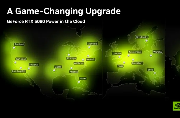 GeForce Now: NVIDIA finalizează implementarea RTX 5080 în cloud la nivel gobal