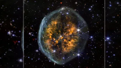 Telescopul Webb a surprins o nebuloasă bizară în formă de creier