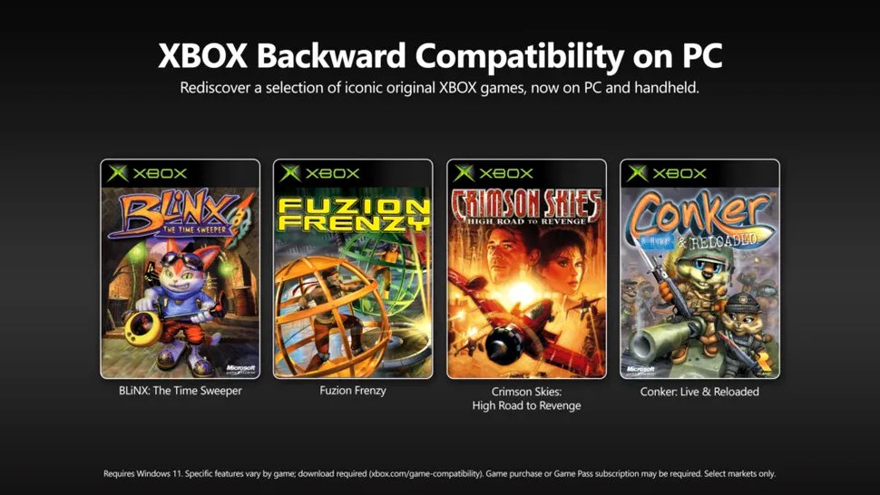Xbox anunță programul de backward compatibility pentru PC: jocurile pentru console mai vechi vor putea fi rulate pe PC