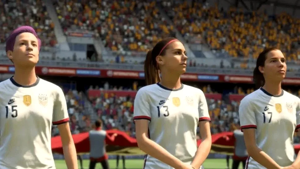 Câți jucători de FIFA 22 au jucat un meci internațional cu o echipă de femei