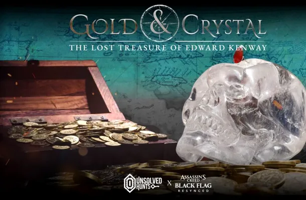 Assassin’s Creed Black Flag Resynced – Ubisoft și Unsolved Hunts lansează vânătoarea de comori „Gold & Crystal”