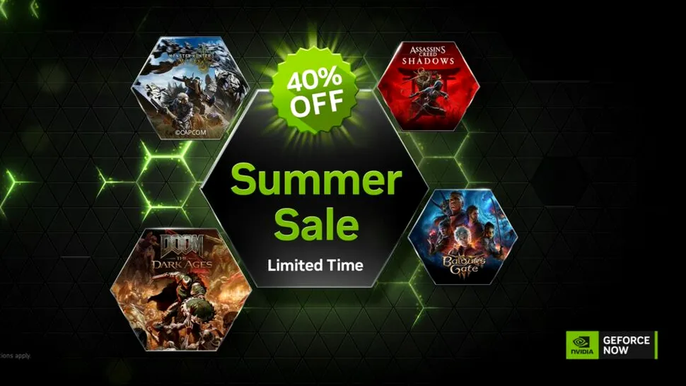 Abonamentele GeForce Now Performance pentru 6 luni beneficiază de o reducere de 40%