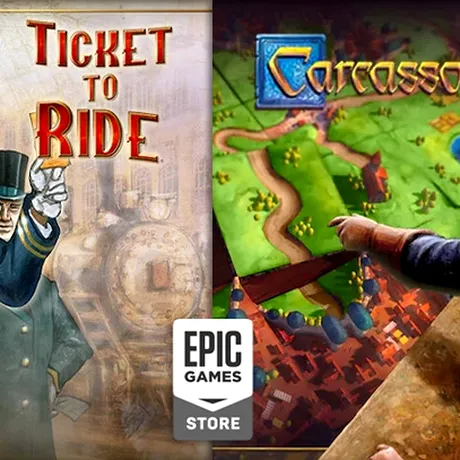 Carcassonne şi Ticket to Ride, jocuri gratuite oferite de Epic Games Store
