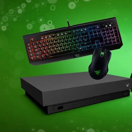 Suportul pentru mouse şi tastatură soseşte pe consolele Xbox One