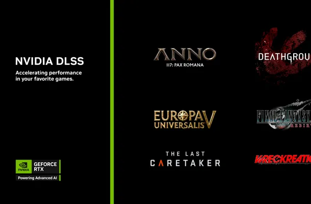 Final Fantasy VII Rebirth, Deathground și The Last Caretaker primesc suport pentru DLSS 4. Un nou driver GeForce Game Ready