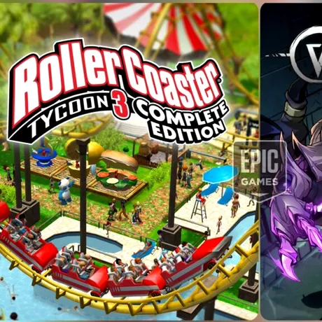 RollerCoaster Tycoon 3 și Voidwrought, jocuri gratuite oferite de Epic Games Store