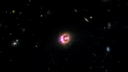 Astronomii au detectat o structură fără precedent, cu masa a un milion de sori și o gaură neagră centrală