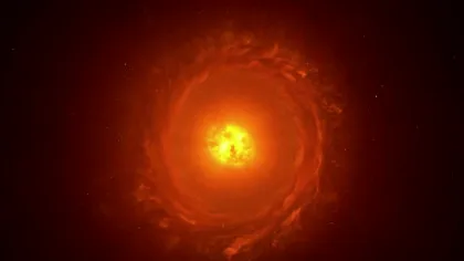 Una dintre cele mai mari stele cunoscute și-a schimbat culoarea. Este aceasta pe cale să explodeze?