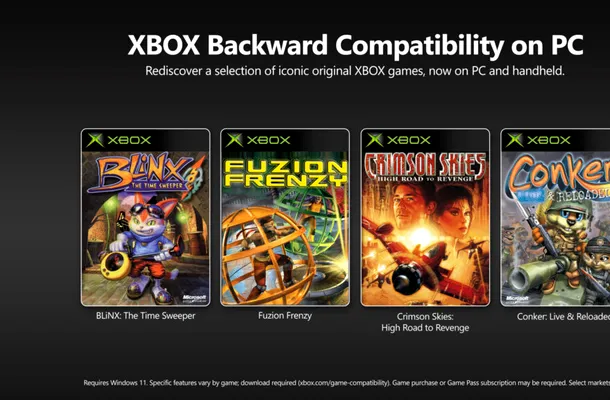 Xbox anunță programul de backward compatibility pentru PC: jocurile pentru console mai vechi vor putea fi rulate pe PC