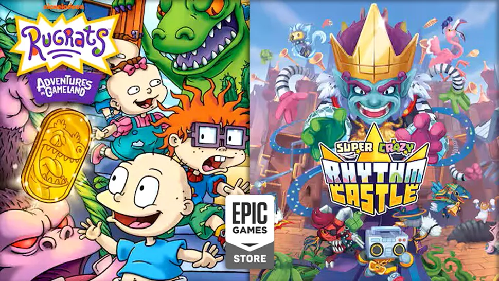 Rugrats: Adventures in Gameland și Super Crazy Rhythm Castle, jocuri gratuite oferite de Epic Games Store