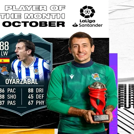 Jucătorul lunii din eLa Liga a primit un super card în FIFA 21!