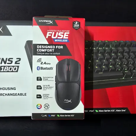 HyperX Origins 2 1800 și Pulsefire Fuse Wireless Review: tastatură și mouse pentru gameri