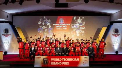 Cei mai buni mecanici Yamaha din lume, premiați la World Technician Grand Prix 2025, organizat pentru prima dată după șapte ani