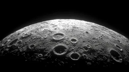 China folosește cel mai mare radiotelescop din lume pentru a cartografia apa înghețată de la Polul Sudic al Lunii