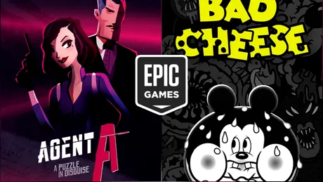 Agent A și Bad Cheese, jocuri gratuite oferite de Epic Games Store