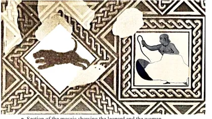 Singura imagine cunoscută cu o femeie romană luptând cu un animal sălbatic într-o arenă