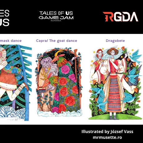 Tales of Us Game Jam România: dezvoltatorii de toate vârstele sunt provocați să creeze jocuri video inspirate din mitologia românească
