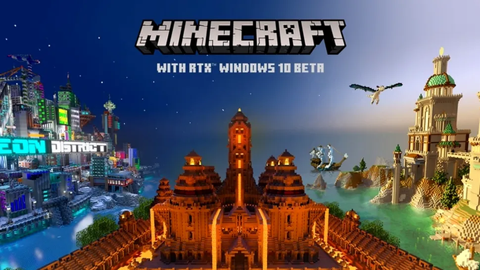 Când se lansează Minecraft cu RTX şi ce aduce nou