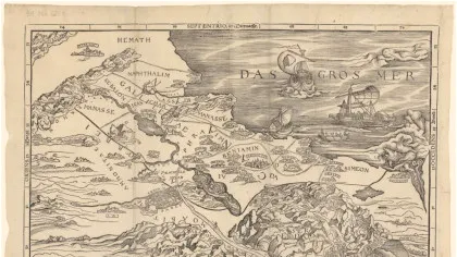 Prima „hartă biblică” încă influențează modul în care percepem granițele