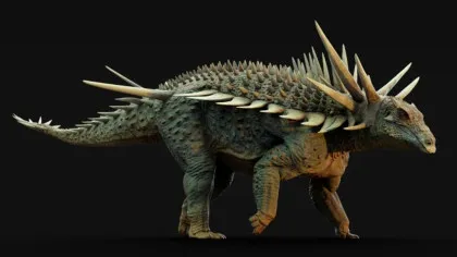 O nouă specie de dinozaur descoperită în Maroc purta cea mai țepoasă armură văzută vreodată