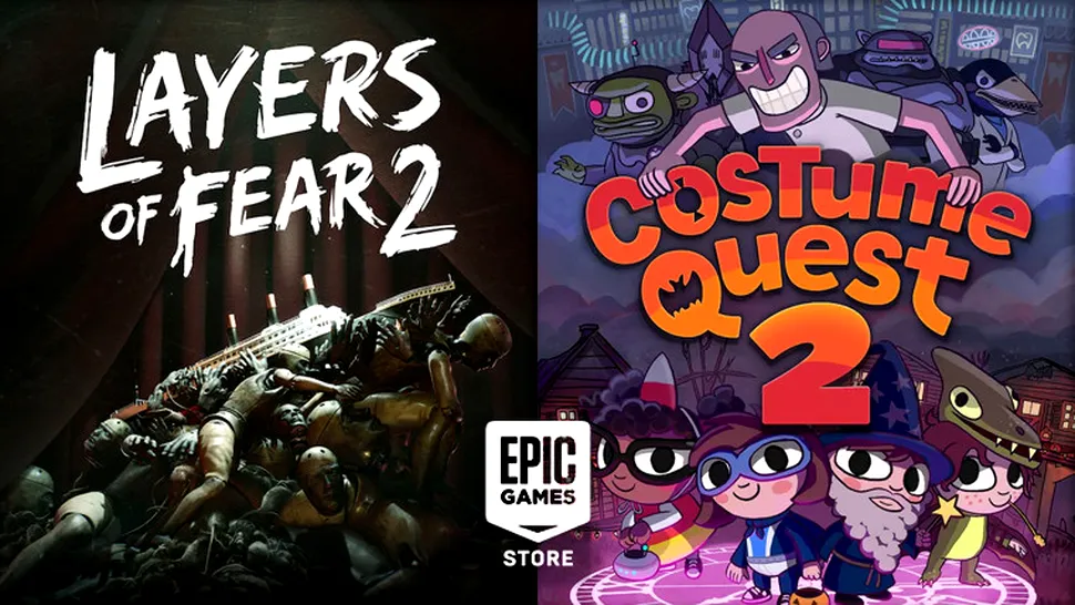 Costume Quest 2 și Layers of Fear 2, jocuri gratuite oferite de Epic Games Store
