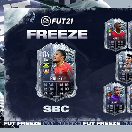 Evenimentul „Freeze” oferă un super card ofensiv în FIFA 21!