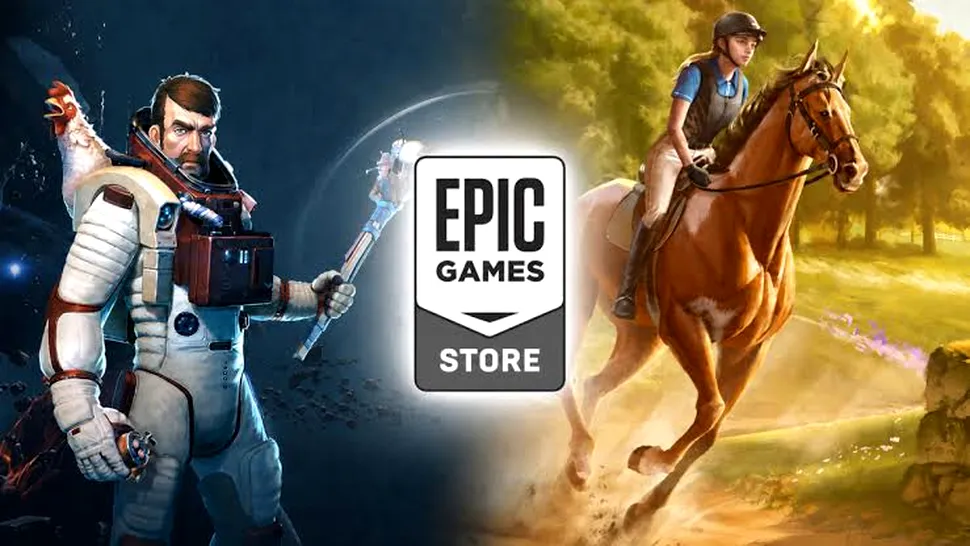 Breathedge și Rival Stars Horse Racing, jocuri gratuite oferite de Epic Games Store