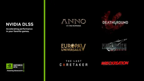 Final Fantasy VII Rebirth, Deathground și The Last Caretaker primesc suport pentru DLSS 4. Un nou driver GeForce Game Ready