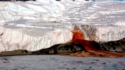 Cercetătorii au elucidat misterul Cascadelor de Sânge din Antarctica