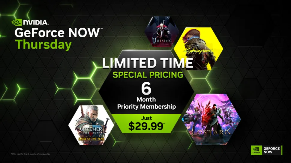 GeForce Now: promoție pentru abonamentele Priority și 12 noi jocuri înfricoșătoare