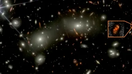 Telescopul Webb a descoperit o galaxie spirală masivă de la începuturile Universului
