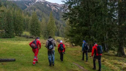 Din seria „AȘA NU”: Salvamontiștii, chemați să intervină după ce un turist s-a „udat” în pădure