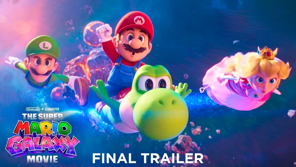 Video: Trailer final pentru filmul Super Mario Galaxy Movie