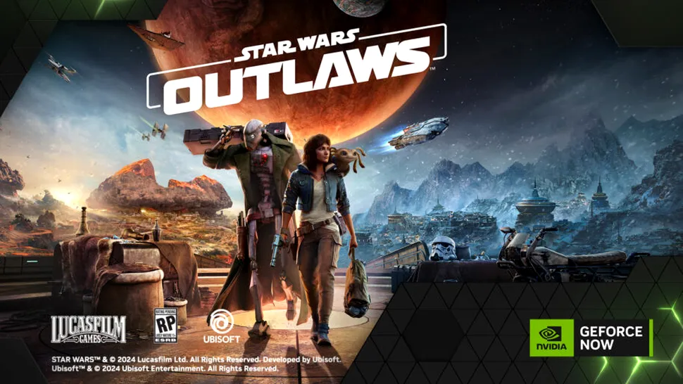 Star Wars Outlaws și Visions of Mana, disponibile pe GeForce Now, alături de peste alte 20 de jocuri noi